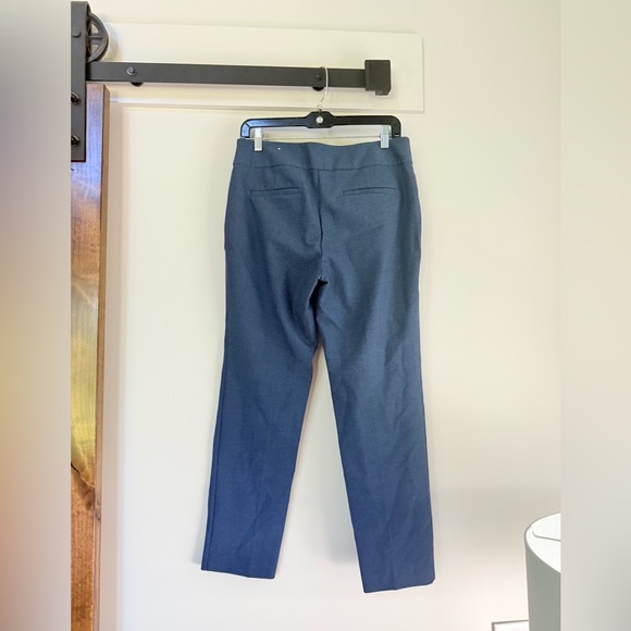 LOFT Outlet Women's Modern Skinny Ankle Pants Blue Stretch - Size 4 - Picture 6 of 6